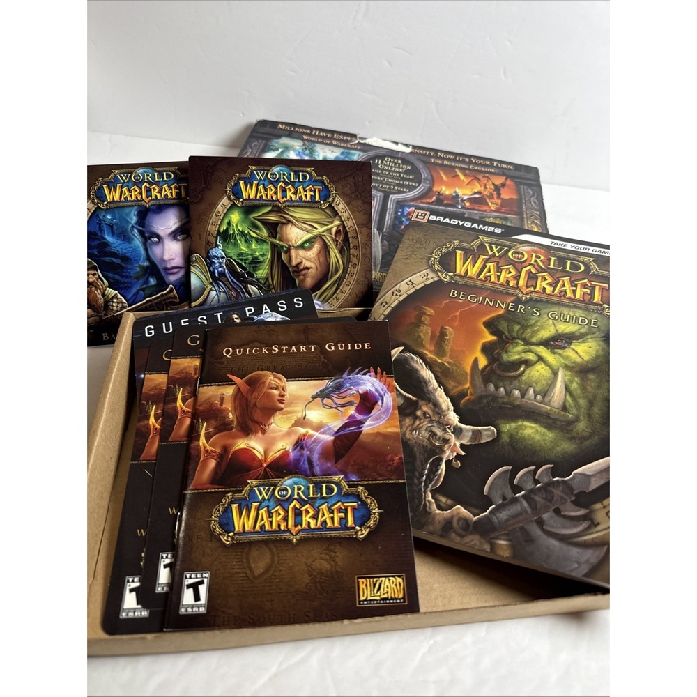 World of Warcraft: Battle Chest (Windows/Mac, 2007) Complete‎ Untested CDs